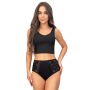Women's high-waisted full figs - 239 black - 2