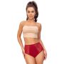 Full high-waisted comfort panties - 239 maroon - 2