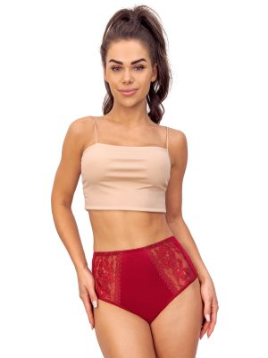 Full high-waisted comfort panties - 239 maroon