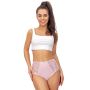 High-waisted full figs comfortable - 239 pink - 3