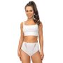 Cotton high-waisted panties full - 238 white - 2