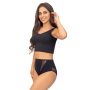 Cotton high-waisted panties full - 238 black - 3