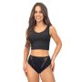 Cotton high-waisted panties full - 238 black - 2