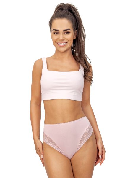 High-waisted cornelian panties - 235 pink