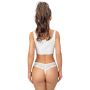 White lace thong - 230 white - 5