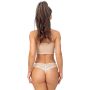 Beige lace comfortable thong - 230 beige - 5