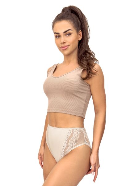 Beige high-waisted panties - 228 beige - 2