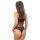 Cotton brazilians with lace - 220 black
