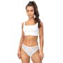Comfortable cotton panties with lace - 218 white - 3
