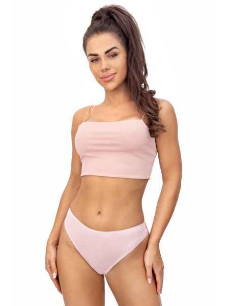 Women's panties with lace - 216 pink - 2
