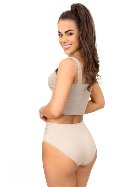 Beige high-waisted panties - 213 beige - 3