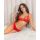 Lace soft bra - 118 red