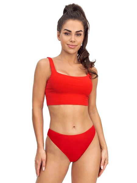 Brazilians with lace sexy - 118 red - 2