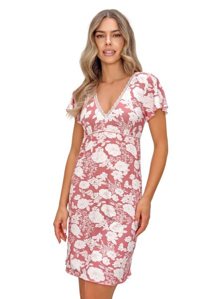 Women`s floral nightdress - Tina - 3