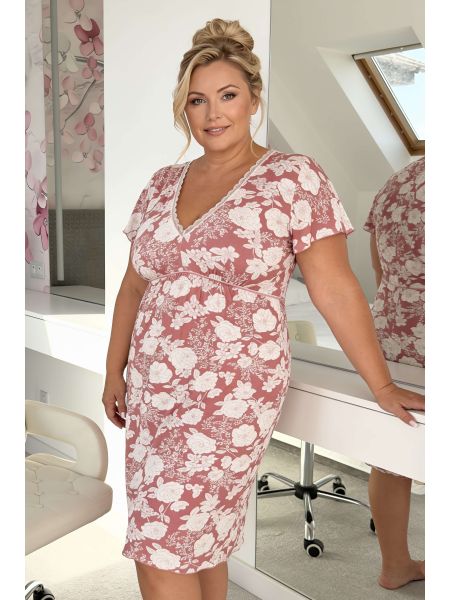 Floral nightdress - Tina plus size