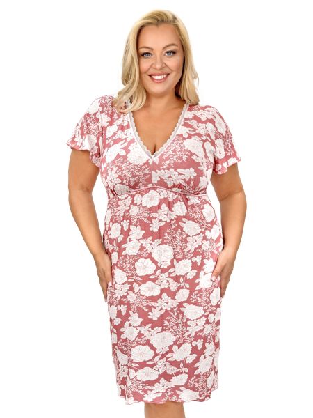 Floral nightdress - Tina plus size - 2