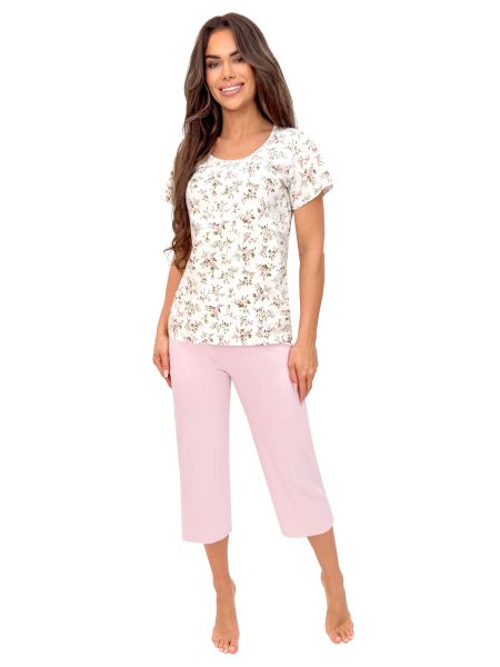 Cotton pajama pants 3/4 - Emilia 3/4 - 3