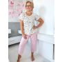 Cotton pajama pants 3/4 - Emilia 3/4 - 3