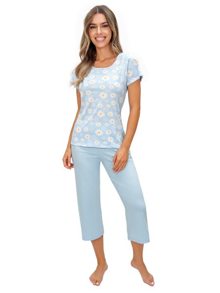 Cotton pajama pants 3/4 - Margaret 3/4 - 2