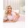 Lace nightdress - Sonia plus size powder pink
