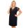 Black viscose nightdress - Sonia plus size black