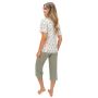 Women`s viscose pajamas - Melisa 3/4 - 4