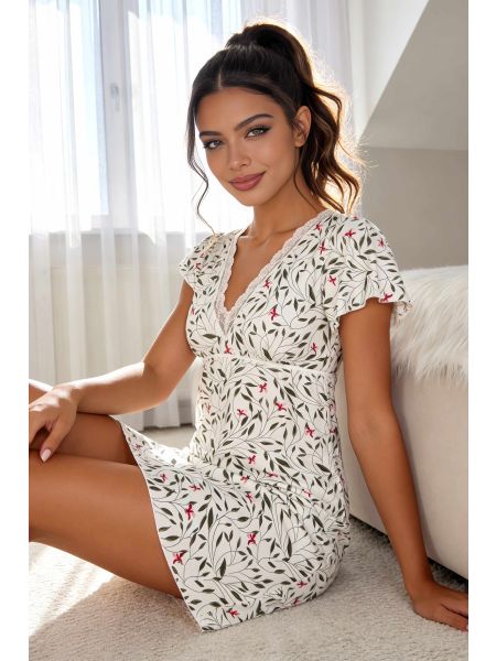 Women`s floral nightdress - Melisa