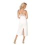 Long women`s nightdress - Jasmine long ecru - 4