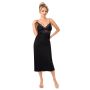 Elegant, long nightdress - Jasmine long black - 3