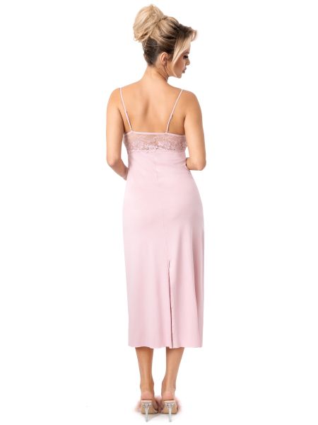 Long elegant nightdress - Jasmine long pink - 3