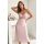 Long elegant nightdress - Jasmine long pink