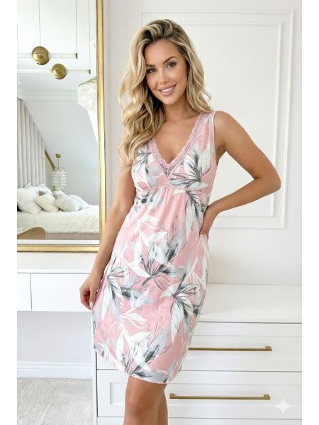 Pink floral nightdress - Evita