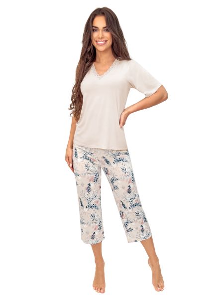 Women`s pajamas with 3/4 length pants - Goya 3/4 - 2