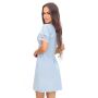 Light blue nightdress with lace - Linda Blue - 3