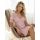Lace nightdress - Linda in powder pink