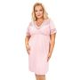 Plus-size nightdress - Linda plus size powder pink - 3
