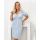 Elegant blue nightdress - Linda Plus Size Blue