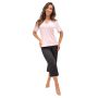 Women`s polka-dot viscose pajamas - Pati 3/4 - 3