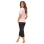 Women`s polka-dot viscose pajamas - Pati 3/4 - 4