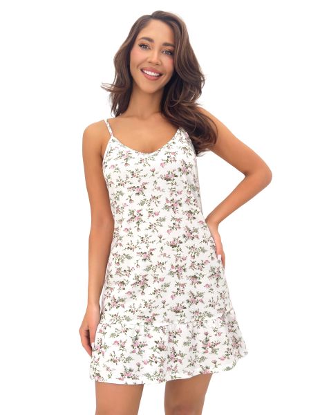 Floral cotton nightdress - Emilka - 2