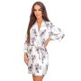 Women`s Satin Dressing-Gown - Julia - 2