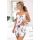 Women`s Satin Floral Pajamas - Julia 1/2