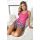 Cotton checkered pajamas - Molly fuchsia top