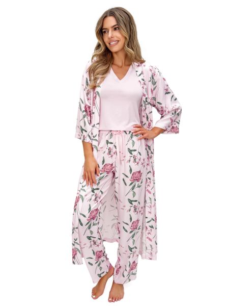 Elegant women`s viscose pajamas - Gabriela Long - 3