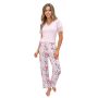 Elegant women`s viscose pajamas - Gabriela Long - 2
