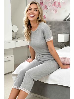 Women`s 3/4-length pajama pants - Megi 3/4