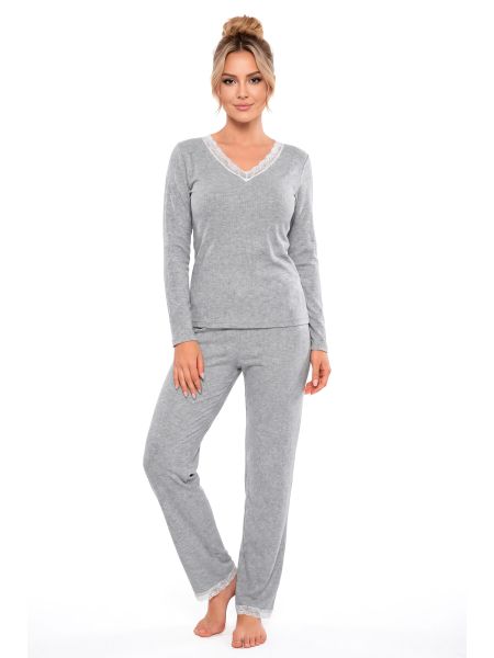 Elegant long-sleeved pajamas - Megi Long - 2