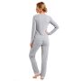Elegant long-sleeved pajamas - Megi Long - 4