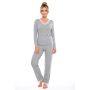 Elegant long-sleeved pajamas - Megi Long - 3