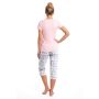 Pink cotton pajamas - Dani 3/4 - 4